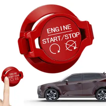 Araba Motoru Çalıştırma Durdurma Anahtarı düğme kapağı Push To Start Düğmesi Koruyucu Kapak Otomobil Aksesuarları İç Araba Styling