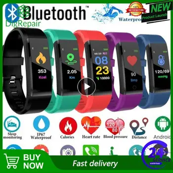 1~10 ADET Artı akıllı bilezik akıllı saat Kalp Hızı Kan Basıncı Monitörü Spor İzci Akıllı Elektronik Bileklikler
