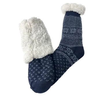 Kat Kabarık Çorap Kış Sıcak Termal Bulanık Çorap Erkek Kar Tanesi Kısa Artı Kadife Yumuşak Kaymaz Erkek Hediye 2023 Yeni Noel