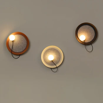 Iskandinav Manyetik Ayarlanabilir 3D Baskı led duvar Lambası Oturma Odası ev duvar dekoru Aplik ışık iç mekan aydınlatması Yatak Odası Başucu Lambası