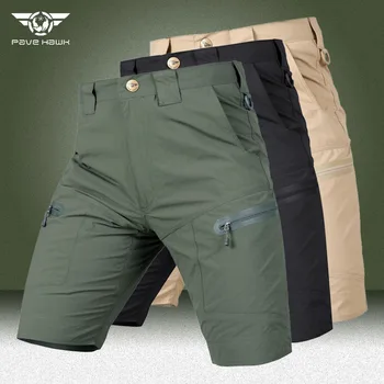Askeri Taktik Şort Erkekler IX5 Yaz Çok cep Nefes Kargo kısa pantolon Erkek Açık Havada Aşınmaya dayanıklı Ordu İş Şortu