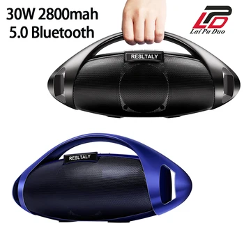 30W 2800mah 5.0 Bluetooth hoparlörler Surround Ses Hızlı Şarj Cihazı taşınabilir kılıf Tasarım Açık Havada Hoparlör