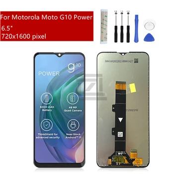 Motorola Moto G10 Güç lcd ekran dokunmatik ekranlı sayısallaştırıcı grup PAMR0002İN Ekran Yedek Parça Tamir