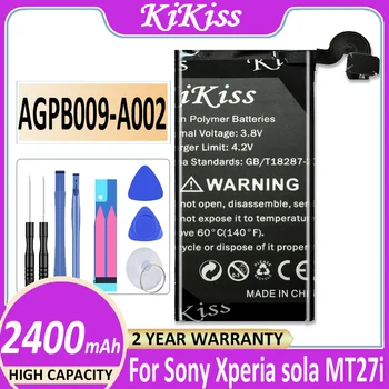 Orijinal KiKiss Pil AGPB009-A 002 2400 mAh Sony Xperia Sola MT27 MT27i MT27a Biber Bateria
