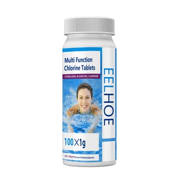 1 ~ 5 ADET Sıcak Çok Fonksiyonlu Efervesan Klor Tabletleri Yüzme Havuzu Yosun Öldürücü Havuz Küvet Balık Tankı