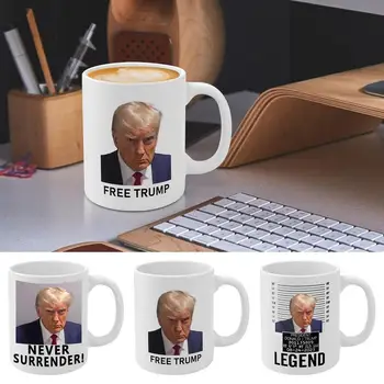 Trump Kahve Kupa Çok Amaçlı çay bardağı Taşınabilir Seramik Kupa İsıya Dayanıklı İçme Kupa Trump Destekçileri Mutfak Aksesuarları