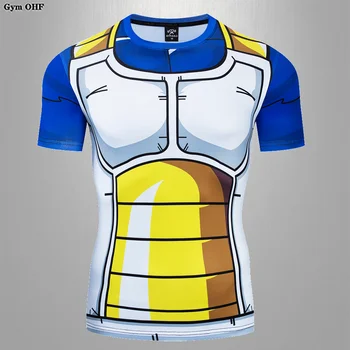 MMA 3D Boks Forması T Shirt Erkek Rashguard Jiu Jitsu Bjj T-Shirt Sıkıştırma Gömlek Hızlı Kuru Spor Koşu Spor Üstleri Gitmek / Ku Tee