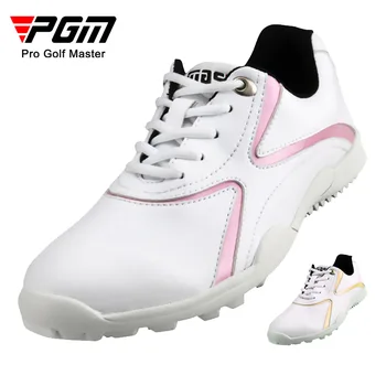 PGM Kadın golf ayakkabıları Sabit Anti Kayma Başak Su Geçirmez Nefes Dantel-up gündelik ayakkabı Spor Bayan Ayakkabıları
