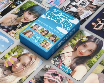 55 adet/takım Kpop GIDLE Lomo Kartları Yeni Fotoğraf Albümü Müzik Ben Freety GIDLE photocards