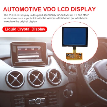 Audi için A3 / A6 TT gösterge paneli lcd ekran Araba LCD ekranı Yüksek Çözünürlüklü gösterge paneli LCD Ekran Değiştirme Kiti