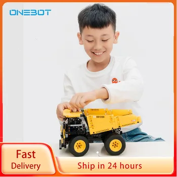 ONEBOT Mayın Kamyon Yapı Taşları Mekanik Kontrol Yüksek Simülasyon Modeli Blok Araba çocuk için oyuncak Çocuk Yetişkinler Kamyon Tuğla Hediyeler