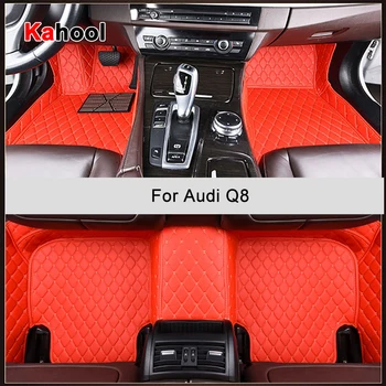 KAHOOL Audi Q8 İçin Özel Araba Paspaslar Oto Aksesuarları Ayak Halı