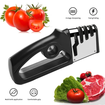 Mutfak Bileme Ev Hızlı Kalemtıraş El Mutfak Bıçakları Bileme Çok Fonksiyonlu Bileme Aracı Bıçaklar İçin