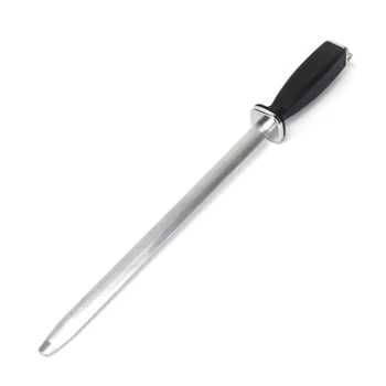 10 inç Profesyonel şef bıçağı Kalemtıraş Çubuk Elmas Bileme Çubuğu Honlama Çelik Bıçak
