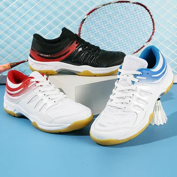 Badminton Ayakkabı Kadın Tenis Ayakkabıları Erkekler Masa Tenisi Ayakkabı Badminton Sneakers Voleybol Ayakkabı Sığır Tendon Cleat Ayakkabı Nefes