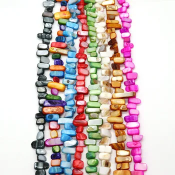 Doğal Tatlısu Kabuk dağınık boncuklar Takı Yapımı için Kolye Bilezik Küpe El Yapımı DIY moda takı Aksesuarları 9-15mm