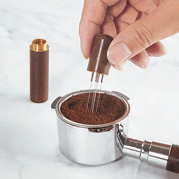 Paslanmaz Çelik Kahve Sabotaj Espresso Tozu Karıştırıcı Dağıtıcı Leveler WDT Araçları Cafe Tozu Karıştırma Barista Aksesuarları