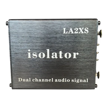 LA2XS ses yalıtımı Gürültü Azaltma Filtresi Ortadan Kaldırır Akım Gürültü Çift Kanallı 6.5 XLR Mikser ses yalıtımı