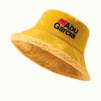 Kış Açık Faux Süet Abu Garcia Kova Şapka Unisex Günlük Rüzgar Geçirmez Geri Dönüşümlü Balıkçı Kap Erkek Sonbahar Sahte Yün Panama Şapka
