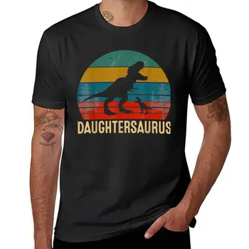 Yeni Daughtersaurus T-Rex Dinozor babalar Günü Kızı Kız Gömlek T-Shirt vintage t shirt t shirt erkekler