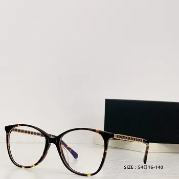 Kadın ve erkek mavi ışığa dayanıklı şeffaf bilgisayar gözlük çerçevesi dairesel gözlük hediye kutusu