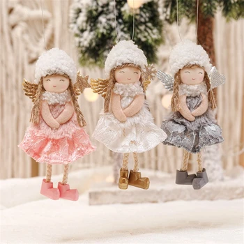 Noel Melek Bebek Yılbaşı Ağacı Süsleri Yeni Yıl 2024 Çocuk Hediye Doğum Noel Navidad noel ev dekorasyonu Noel Dekor
