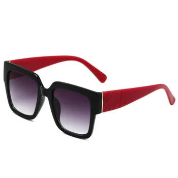 2023 Yeni Kare Güneş Gözlüğü Kadın Erkek Lüks Marka Büyük Çerçeve güneş gözlüğü Bayanlar Gözlük UV400 Oculos de sol