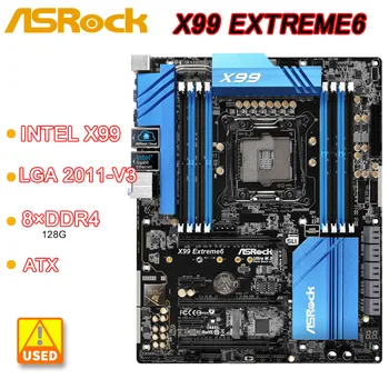 X99 Anakartlar ASROK X99 Extreme6 LGA 2011-3 V3 Anakart 8×DDR4 28GB PCI-E 3.0 USB3. 0 E-ATX Hızaşırtma