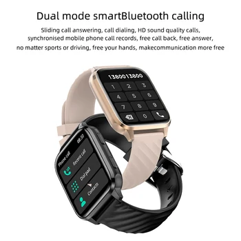 SENBONO 2023 akıllı saat Erkekler Spor Spor 60Hz Yüksek Yenileme Hızı Ekran Bluetooth Cevap Çağrı İzle 200 + Aramalar Smartwatch Kadınlar