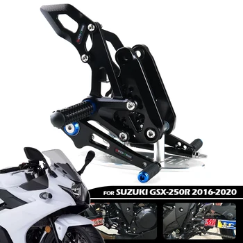 SUZUKI için GSXR250 GSX250R GSX250 2016-2020 Motosiklet Modifiye CNC Alüminyum Alaşım Dikiz Footrest Footpeg Pedalı Aksesuarları
