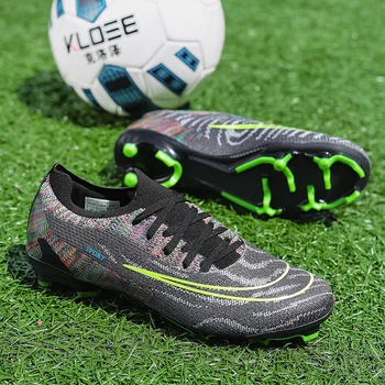 Erkekler Futbol Sahası Botları Düşük top futbol ayakkabıları Profesyonel futbol kramponları Ultralight Açık Cleats Eğitim Ayak Bileği Sneakers Yeni