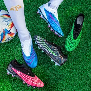 Erkekler Futbol Sahası Botları Düşük top futbol ayakkabıları Profesyonel futbol kramponları Ultralight Açık Cleats Eğitim Ayak Bileği Sneakers Yeni