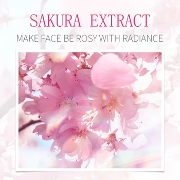 Laıkou Yağ Kontrolü Parlatıcı Gençleştirme Cilt Sakura Serum Besler Özü renk açıcı serum Cilt Bakımı Yüz Bakımı
