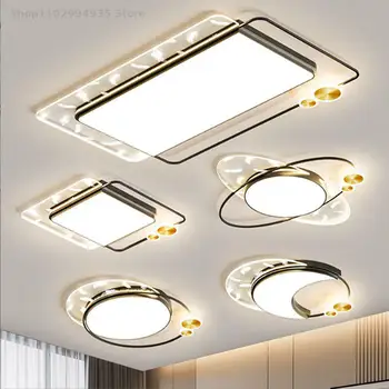 Lüks Oturma Odası Tavan Lambası Modern Akıllı LED Yatak Odası Çalışma Yemek Odası Avize Bireysellik Kapalı Dekorasyon