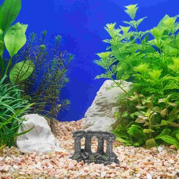 Roma Sütun Dekorasyon Akvaryum Peyzaj balık Tankı Süs Süsleme Reçine El Sanatları