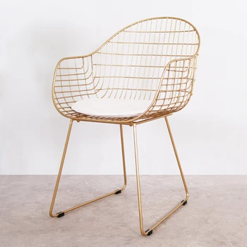 İskandinav Metal Kadife Koltuk Tasarım Makyaj Güzellik Loft bar sandalyesi Tabure Bekleyen Kuaförlük Altın Cadeiras Modern Mobilya