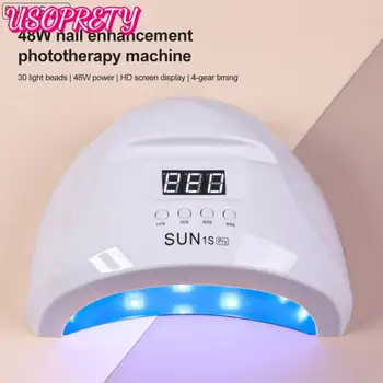 Tırnak lambası LED UV tırnaklar için lamba 30LED Tırnak Kurutma Lambası Manikür İçin Akıllı Sensör İle Oje Kurutucu Kabin Manikür Makinesi