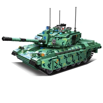 Askeri Tanklar Serisi Yapı Taşları Alman Ağır Tankı Asker WW2 Tuğla Ordu Çocuk çocuk oyuncakları Hediyeler