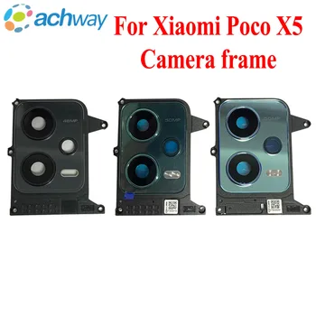 Yeni Kamera çerçeve Xiaomi Poco X5 22111317PG 22111317PI Arka Kamera Cam Lens Arka Kamera Cam Çerçeve Tutucu Kapak