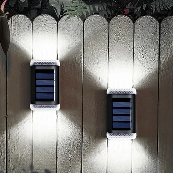 Küçük Süper Parlak Güneş Enerjili duvar ışıkları moda dış duvar Lambası Dekor Galeri Lambası Bahçe Yard İçin