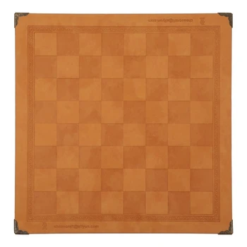 Düz Satranç Tahtası Uluslararası Sentetik PU Deri Satranç Tahtası Satranç Oyunları Aksesuarları Katlanır Tahta Satranç Oyunu 094C