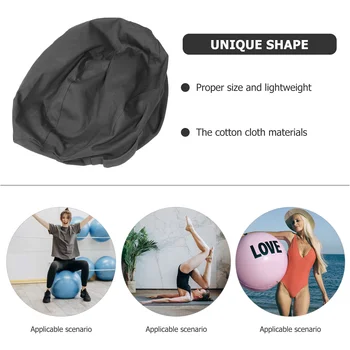 Aşınmaya dayanıklı Yoga topu kapak spor salonu yeniden kullanılabilir egzersiz Anti-skid pamuk kol Fitness