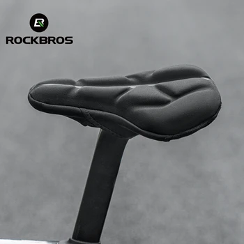 ROCKBROS Bisiklet Bellek Köpük Yastık Kapak Şok Emici Süper Yumuşak MTB Yol Unisex Koltuk Eyer Bölüm Aksesuarları