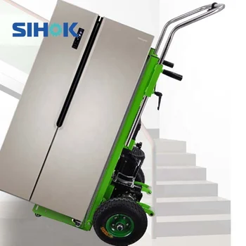 Yüksek kalite uygun fiyat 250 kg kapasiteli katlanabilir lityum akülü merdiven tırmanma el arabası elektrikli arabası el arabaları
