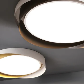 Iskandinav Modern Tavan Lambası Oturma Odası Yemek Odası Yatak Odası Mutfak Çalışma Ev dekoratif led ışık iç mekan aydınlatması Fikstür Altın