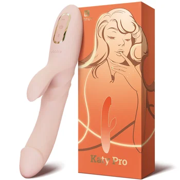 Kistoy Katy Pro çift kafa masaj şok vibratör kadın G-spot masturbator yetişkin seks ürünleri