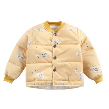 Çocuk Aşağı kapitone ceket İç Safra Sonbahar Kış Bebek Sıcak Yastıklı Ceket Kalınlaşmış Dış Parkas Ceket Tarzı Çocuklar İçin