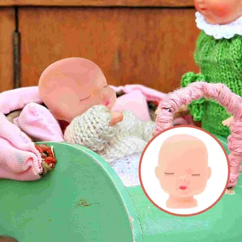 10 Adet Araba Aksesuarları Vücut Parçası DIY El Sanatları Sanatçı El Boyama Kafa Bebek kızlar için Sevimli şeyler