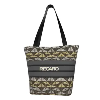 Özel Recaros Tuval Alışveriş Çantaları Kadın Dayanıklı Bakkaliye Alışveriş Çantası Çanta