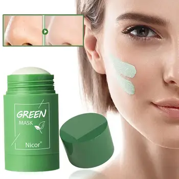 Yeşil Çay Katı Yüz Maskesi Derin Temizlik Çamur Filmi Yağ Krem Kaldırmak Su Kontrol Nemlendirici Gözenekleri Doldurmak Siyah Nokta Sh H0M0